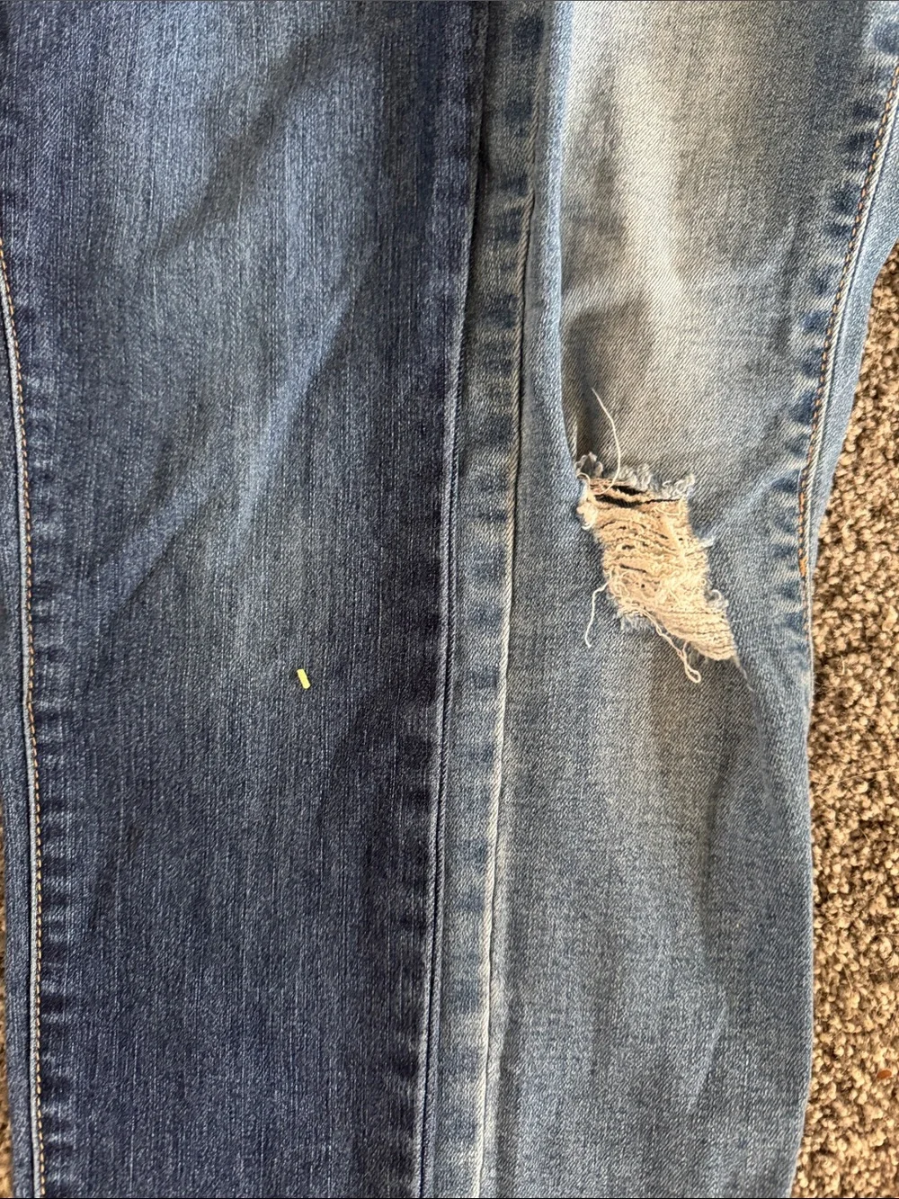 Kids Skinny Jeans Duo — Dark Blue & Light Blue Stretch Denim